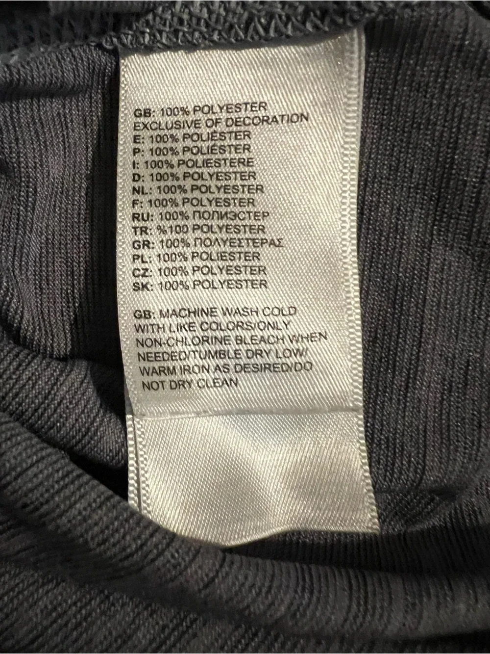 The North Face Flashdry Women's Gray Heather Short Sleeve V Neck T-Shirt - large - Picture 6 of 6